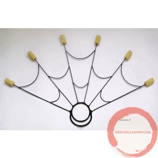 Poi Fire Fans (6 headed fan) with kevlar wicks  (Please Contact for Price and Availability)