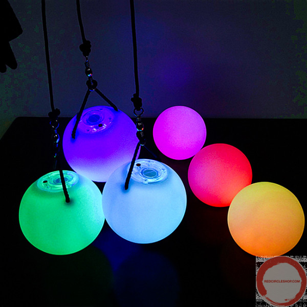 Led Poi balls (Please Contact for Price and Availability) • Red Circle ...