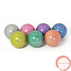 Soft stage ball rainbow glitter color 100mm