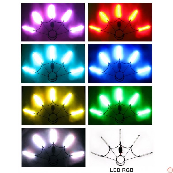 Poi Fan LED Remote controlled  (Please Contact for Price and Availability) - Photo 3