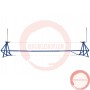Self standing Tight wire with adjustable height (PRICE ON REQUEST)