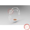 Aerial ring / hoop with additional supports and seat (Customized, request your free quote) - Photo 1