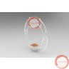 Aerial ring / hoop with additional supports and seat (Customized, request your free quote) - Photo 2