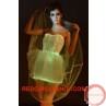 Luminous dress/ Optical fiber (contact for pricing) - Photo 1