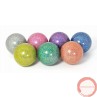Soft stage ball rainbow glitter color 100mm - Photo 1