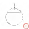 Aerial lyra, hoop (Titanium)   (Please Contact for Price and Availability) - Photo 1