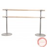 Portable Ballet double wood horizontal barres # 2 (Contact for Price and availability) - Photo 3