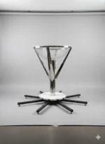 Giant acrylic martini glass prop for circus acts, stage performances, and corporate events, manufactured by Red Circle Shop