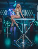 Giant martini glass custom made prop for shows, events, night clubs, venues, weddings, birthday parties, circus shows, dance shows