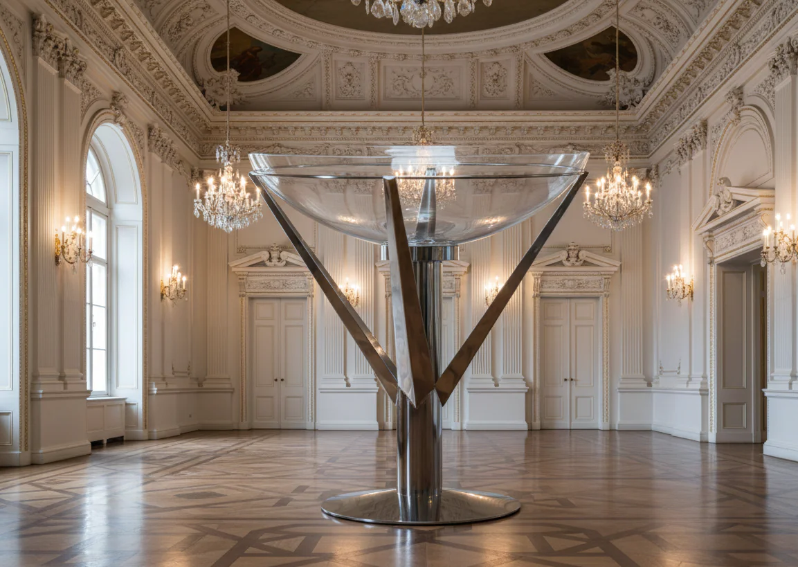 Giant martini glass custom made prop for shows, events, night clubs, venues, weddings, birthday parties, circus shows, dance shows